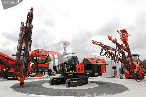 Image of Sandvik Mining Equipment on Display