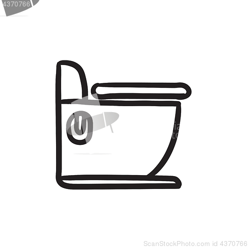 Image of Toilet sketch icon.