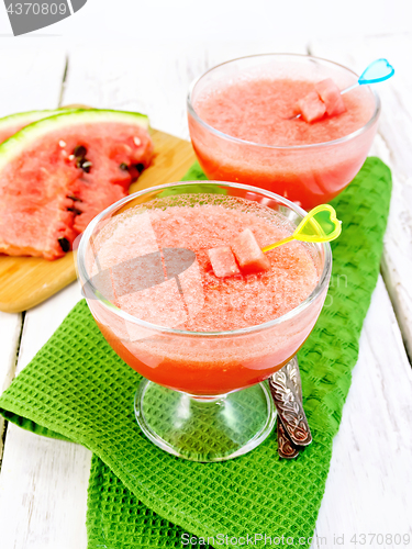 Image of Jelly airy watermelon on board