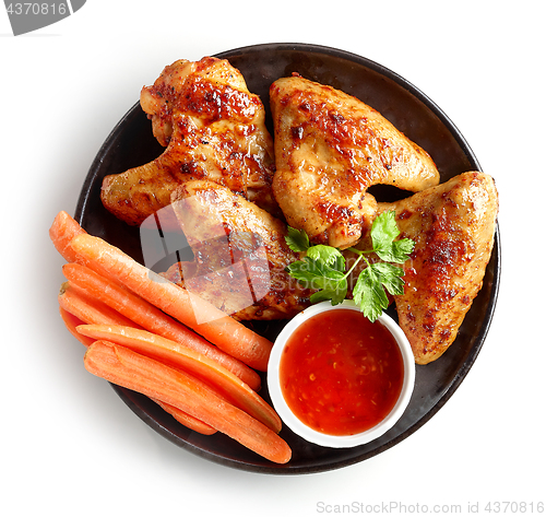 Image of roasted chicken wings