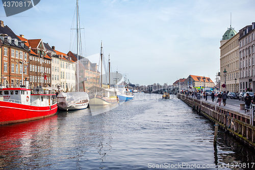 Image of View of Nyhavn canal, Copenhagen
