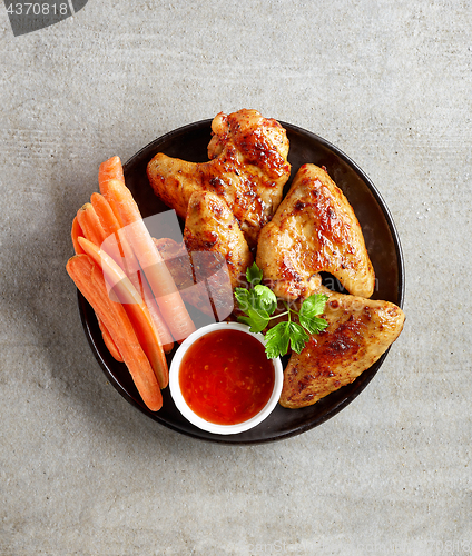 Image of roasted chicken wings