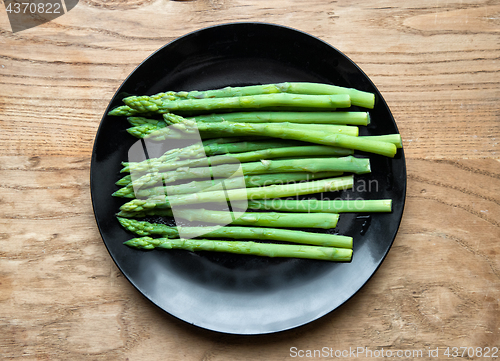 Image of plate of asparagus