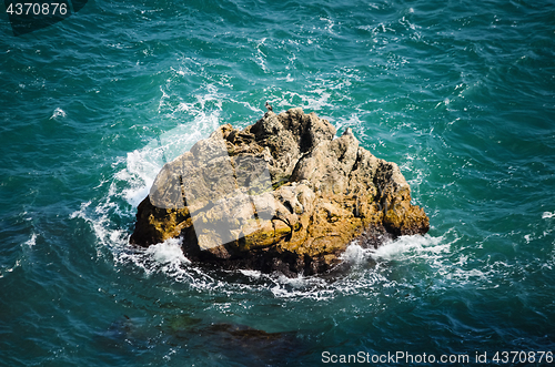 Image of Rock In The Sea