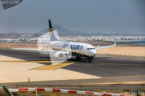 Image of ARECIFE, SPAIN - APRIL, 16 2017: Boeing 737-800 of AYANAIR with 