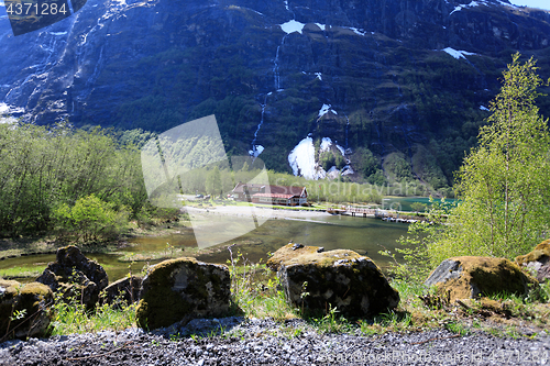 Image of An idyllic little place in Loen, among high mountains and valley
