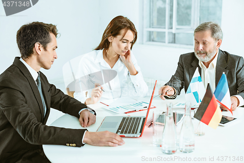 Image of Business people working together