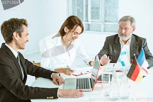 Image of Business people working together