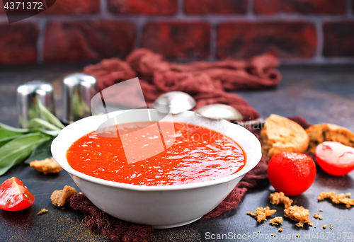Image of tomato soup