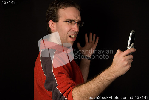 Image of Man Text Messaging