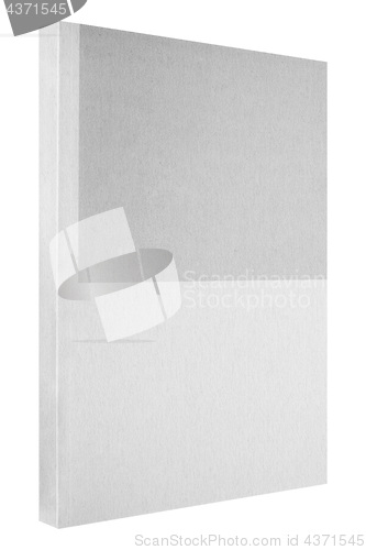 Image of Grey book isolated on white