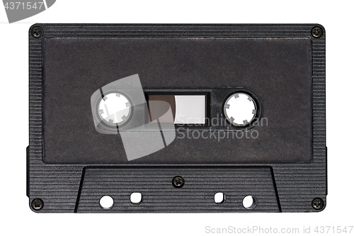 Image of Retro black audio tape with