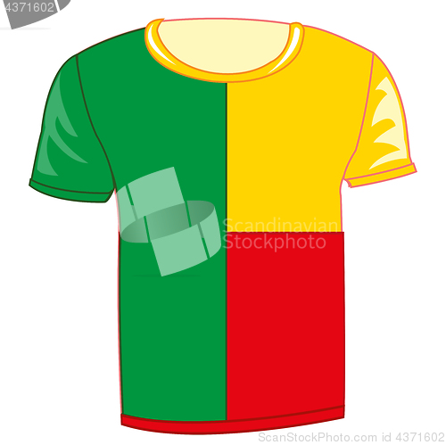 Image of T-shirt flag Benin