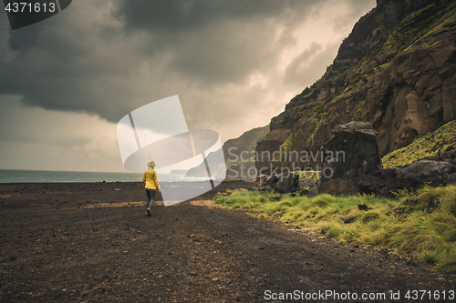 Image of Walking over a wild beach