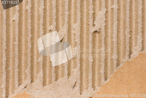 Image of Corrugated cardboard background