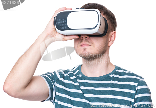 Image of Man with VR glasses