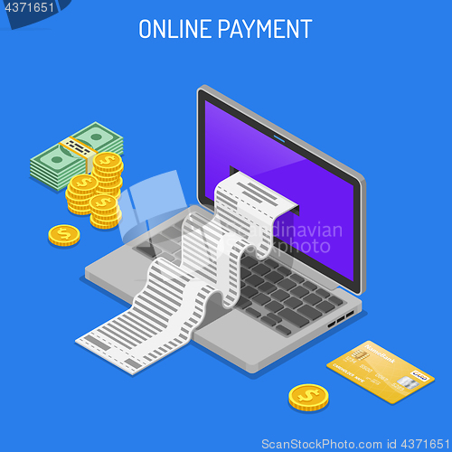 Image of Internet Shopping and Online Payments Concept