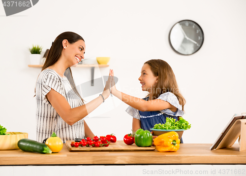 Image of Having fun in the kitchen