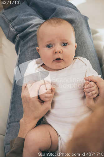 Image of Mother holding sweet baby boy