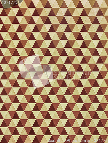 Image of Retro style geometric wallpaper