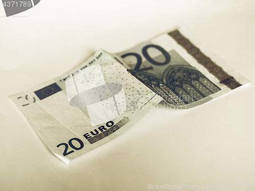 Image of Vintage Euro note