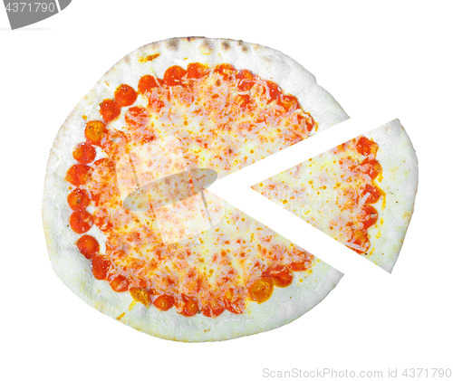 Image of Pizza margherita slice