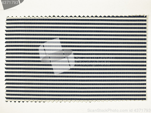 Image of Vintage looking Green Striped fabric sample