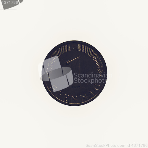 Image of Vintage Coin isolated