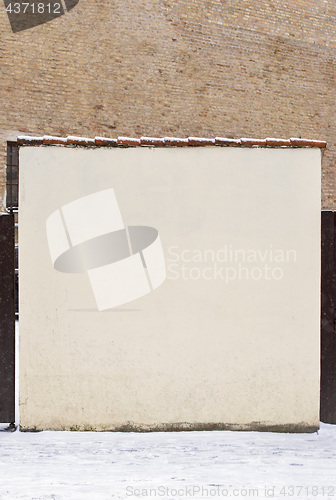 Image of abandoned grunge stucco wall background