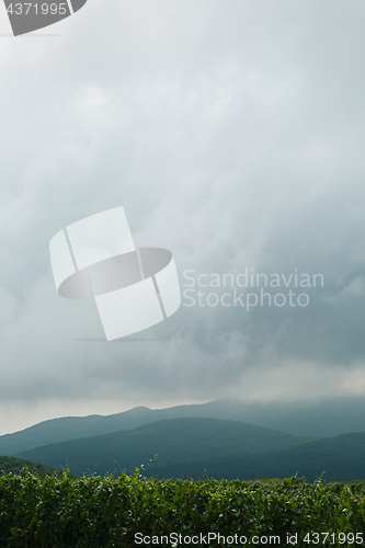 Image of Rainy clouds in highlands