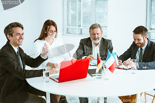 Image of Business people working together