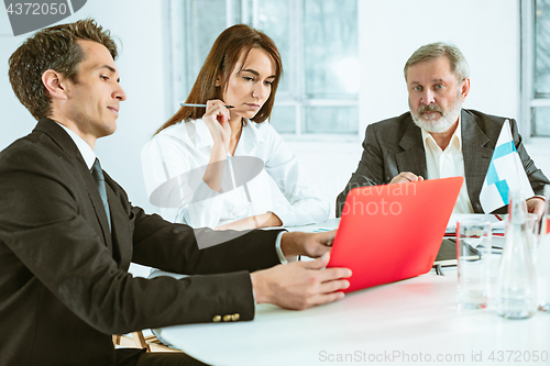 Image of Business people working together