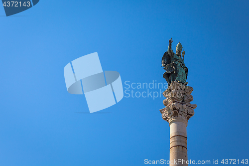 Image of Santo Oronzo Column in Lecce, Italy