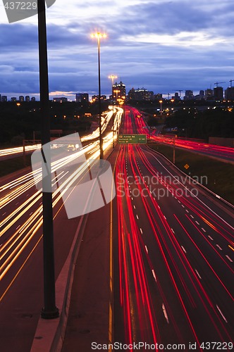 Image of Night traffic