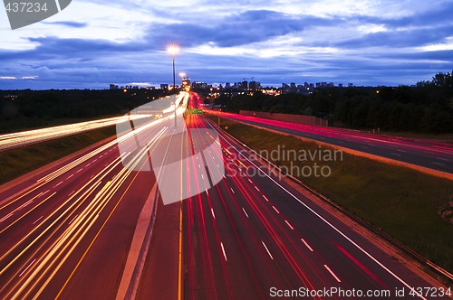 Image of Night traffic