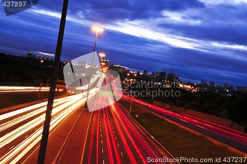 Image of Night traffic