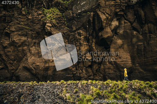 Image of Walking down the cliff