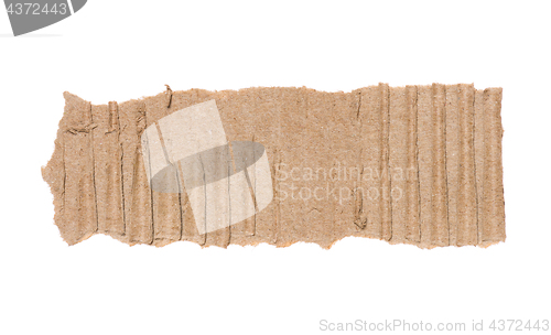 Image of Piece of corrugated cardboard