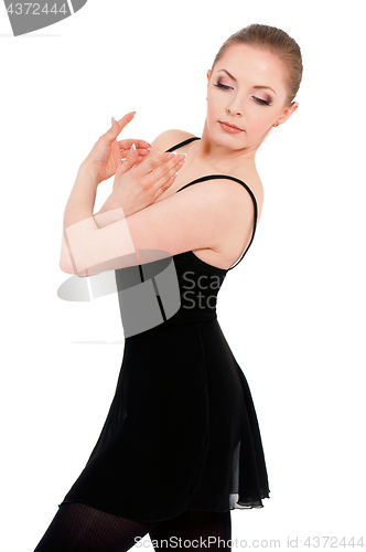 Image of Woman ballerina ballet dancer
