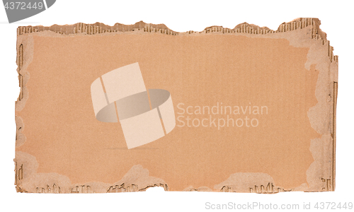 Image of Piece of corrugated cardboard