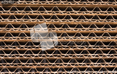 Image of Corrugated cardboard background