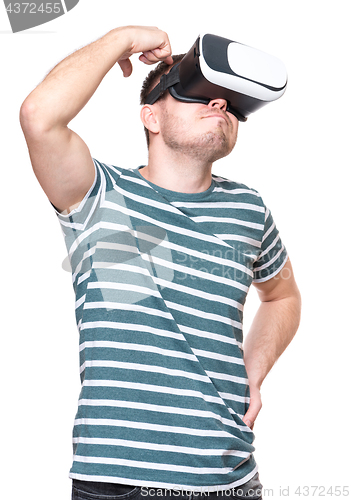 Image of Man with VR glasses