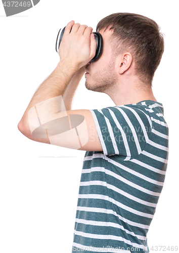 Image of Man with VR glasses