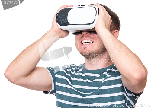 Image of Man with VR glasses