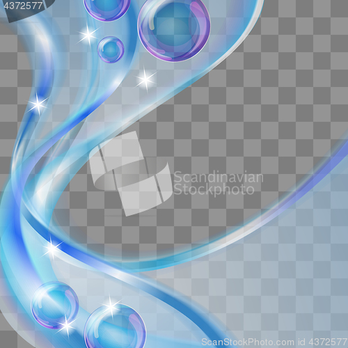 Image of Abstract blue background vector