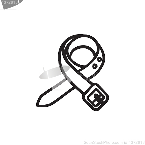 Image of Belt sketch icon.