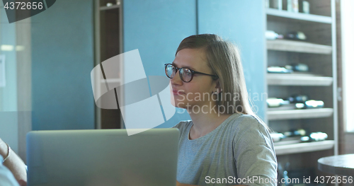 Image of Portrait Of A Young Woman In A Startup Office