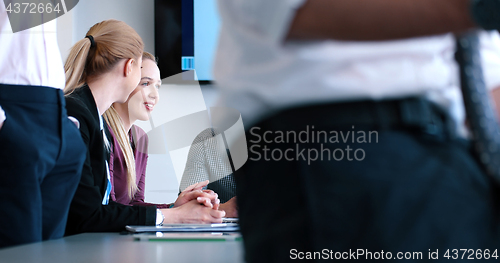 Image of group of business man on meeting