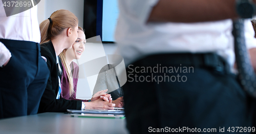 Image of group of business man on meeting