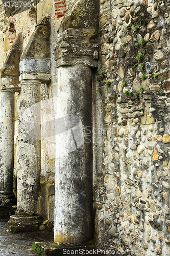 Image of detail on Densus church, Hunedoara, Romania